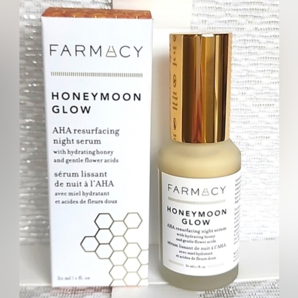 FARMACY HONEYMOON GLOW AHA RESURFACING NIGHT SERUM *FULL SIZE